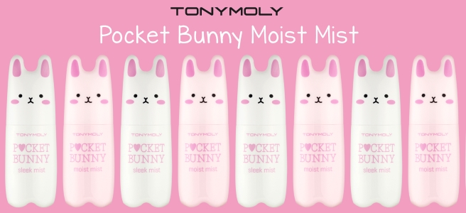 TONYMOLY Pocket Bunny Moist Mist – Erfrischender Gesichtsspray Mit Pfirsich-Himbeer-Duft, 60 Ml