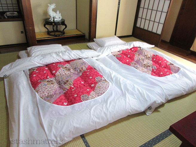 The same room is converted into our bedroom!