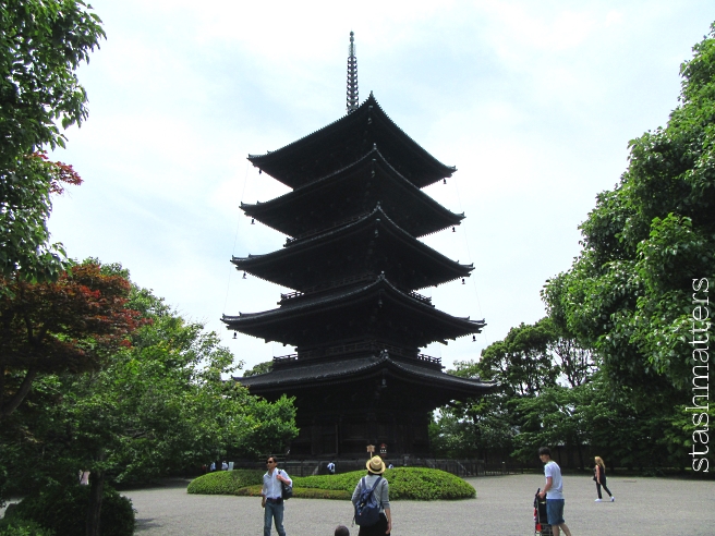 Toji Temple pagoda, the tallest wooden tower in Japan