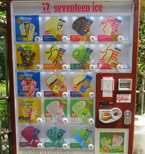 Ice cream vending machine.
